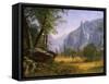 Yosemite Valley-Albert Bierstadt-Framed Stretched Canvas