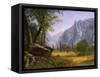 Yosemite Valley-Albert Bierstadt-Framed Stretched Canvas