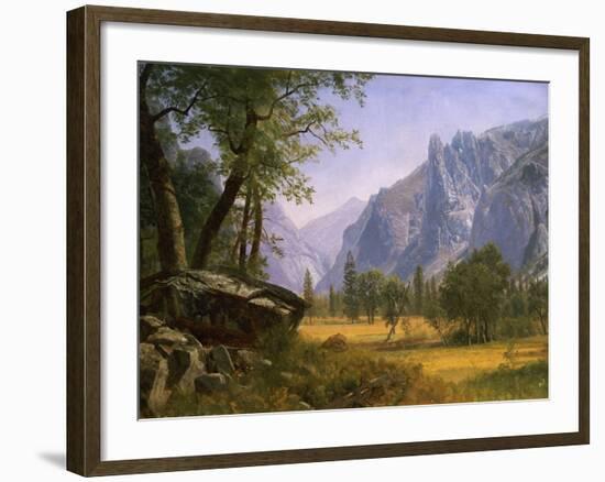 Yosemite Valley-Albert Bierstadt-Framed Giclee Print