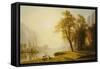 Yosemite Valley-Albert Bierstadt-Framed Stretched Canvas