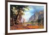 Yosemite Valley-Albert Bierstadt-Framed Premium Giclee Print