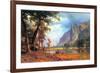 Yosemite Valley-Albert Bierstadt-Framed Premium Giclee Print