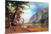 Yosemite Valley-Albert Bierstadt-Mounted Premium Giclee Print