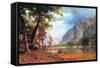 Yosemite Valley-Albert Bierstadt-Framed Stretched Canvas