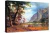 Yosemite Valley-Albert Bierstadt-Stretched Canvas