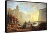 Yosemite Valley-Albert Bierstadt-Framed Stretched Canvas