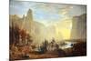 Yosemite Valley-Albert Bierstadt-Mounted Art Print