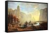 Yosemite Valley-Albert Bierstadt-Framed Stretched Canvas