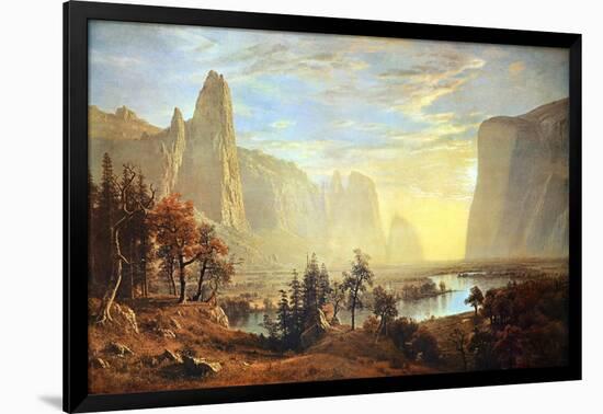 Yosemite Valley-Albert Bierstadt-Framed Art Print