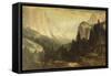 Yosemite Valley-Josef Englehart-Framed Stretched Canvas