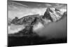 Yosemite Winter Morning Snow Beautiful  Black White Valley Hills-Vincent James-Mounted Photographic Print