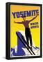 Yosemite Winter Sports-null-Framed Poster