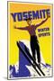 Yosemite Winter Sports-null-Mounted Poster