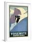 Yosemite Winter Sports-null-Framed Giclee Print