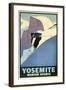 Yosemite Winter Sports-null-Framed Giclee Print