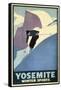 Yosemite Winter Sports-null-Framed Stretched Canvas