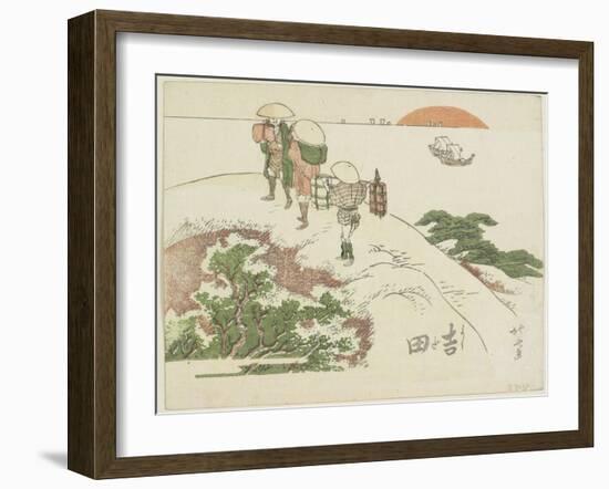 Yoshida, 1799-1802-Katsushika Hokusai-Framed Giclee Print