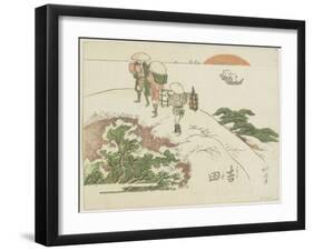 Yoshida, 1799-1802-Katsushika Hokusai-Framed Giclee Print