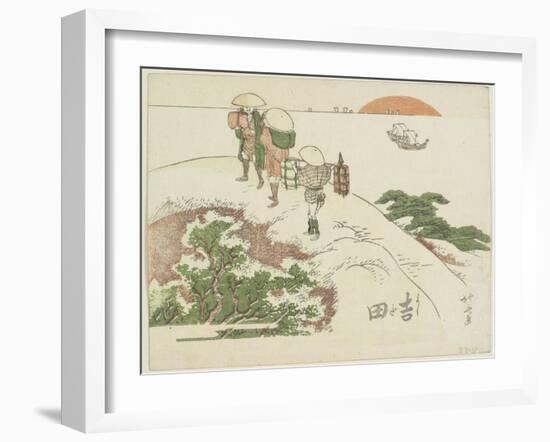 Yoshida, 1799-1802-Katsushika Hokusai-Framed Giclee Print