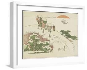 Yoshida, 1799-1802-Katsushika Hokusai-Framed Giclee Print