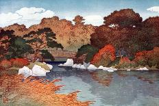 Autumn in Hundred Flower Garden at Muko-Jima, C1900-1950-Yoshida Hiroshi-Giclee Print