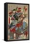 Yoshida Sawaemon Kanesada and Okuda Magodayu Shigemori-Kyosai Kawanabe-Framed Stretched Canvas