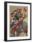 Yoshida Sawaemon Kanesada and Okuda Magodayu Shigemori-Kyosai Kawanabe-Framed Giclee Print