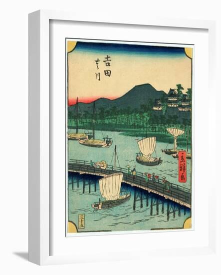 Yoshida-Utagawa Hiroshige-Framed Giclee Print