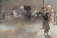 Paris, Bridge, Iena 1908-Yoshio Markino-Stretched Canvas