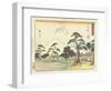Yoshiwara, 1837-1844-Utagawa Hiroshige-Framed Giclee Print