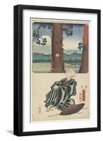 Yoshiwara, August 1854-Utagawa Hiroshige-Framed Giclee Print