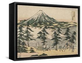 Yoshiwara-Utagawa Toyohiro-Framed Stretched Canvas