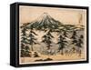 Yoshiwara-Utagawa Toyohiro-Framed Stretched Canvas