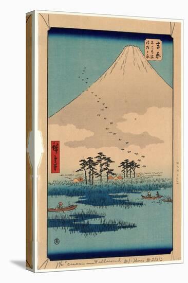 Yoshiwara-Utagawa Hiroshige-Stretched Canvas