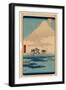 Yoshiwara-Utagawa Hiroshige-Framed Giclee Print