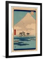 Yoshiwara-Utagawa Hiroshige-Framed Giclee Print