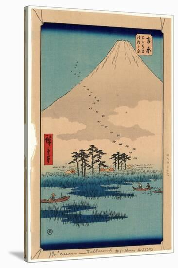 Yoshiwara-Utagawa Hiroshige-Stretched Canvas