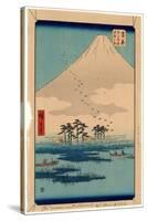 Yoshiwara-Utagawa Hiroshige-Stretched Canvas