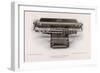 Yost Typewriter with Extra-Wide Carriage-null-Framed Art Print