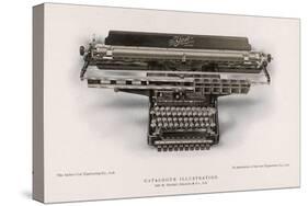 Yost Typewriter with Extra-Wide Carriage-null-Stretched Canvas