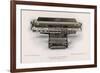 Yost Typewriter with Extra-Wide Carriage-null-Framed Art Print