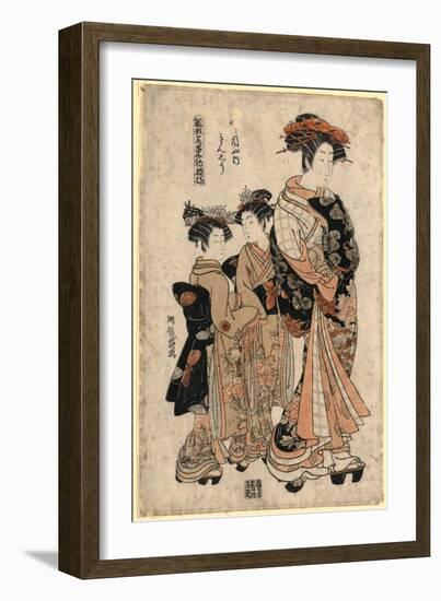 Yotsumeya Uchi Kinshu-Isoda Koryusai-Framed Giclee Print