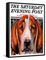 "You Ain't Nothing But a Hounddog," Saturday Evening Post Cover, January 30, 1937-Paul Bransom-Framed Stretched Canvas