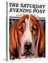 "You Ain't Nothing But a Hounddog," Saturday Evening Post Cover, January 30, 1937-Paul Bransom-Stretched Canvas