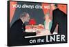 You Always Dine Well on the Lner-null-Framed Stretched Canvas