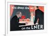 You Always Dine Well on the Lner-null-Framed Art Print