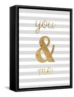 You and Me are Golden-Miyo Amori-Framed Stretched Canvas