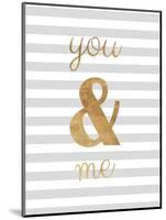 You and Me are Golden-Miyo Amori-Mounted Art Print