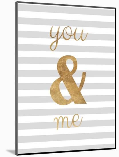 You and Me are Golden-Miyo Amori-Mounted Art Print