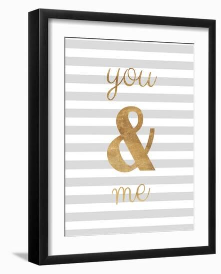 You and Me are Golden-Miyo Amori-Framed Art Print